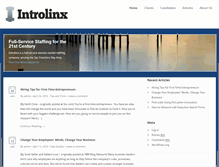 Tablet Screenshot of introlinx.com
